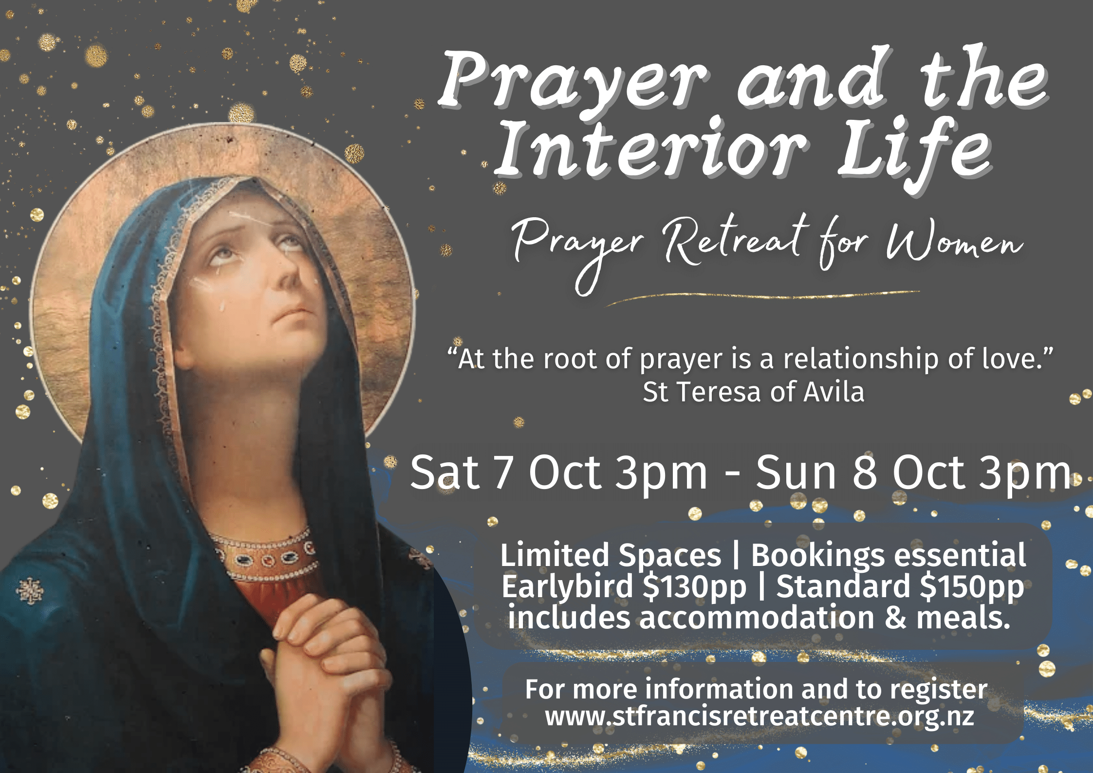 Womens Prayer Retreat 7-8Oct